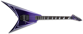 LTD SIGNATURE SERIES Alexi Hexed Purple Fade w/Pinstripes 6-String Electric Guitar 2022